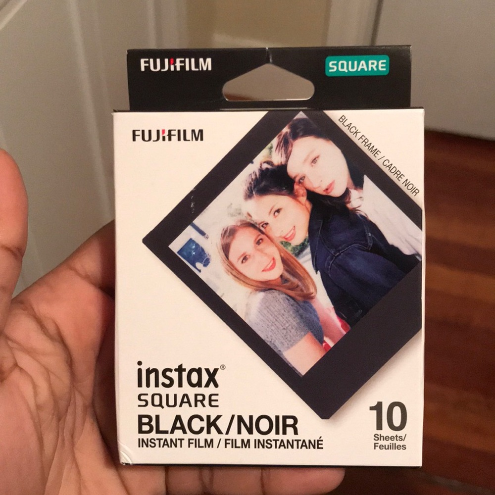 Instax square Black film (10 sheets)